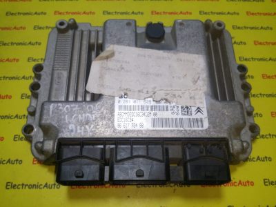 ECU Calculator motor Citroen C4, Peugeot 307 1.6HDI 0281011629, 9661773480