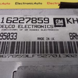 ECU Calculator Motor Opel Tigra 1.6, 16227859, KH BRNY