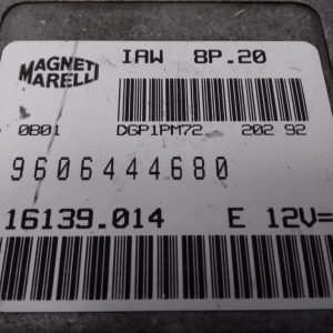 ECU Calculator motor PEUGEOT 405 Magneti Marelli / 9606444680