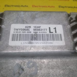 ECU Calculator motor Chevrolet Aveo 1.2 96983177, 5WY5968C