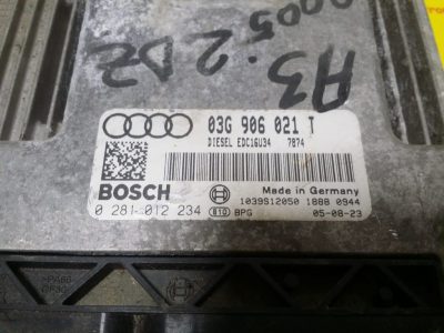 ECU Calculator Motor Audi A3 2.0 TDI, 0281012234, 03G906021T, EDC16U34