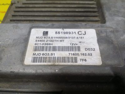 ECU Calculator Motor Opel Corsa, 55198931CJ, MJD603.S1, HW03A