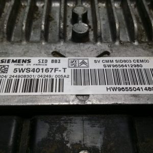 ECU Calculator motor Peugeot 407 5WS40167FT, 9656412980