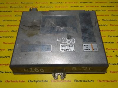 ECU Calculator motor Renault 21 2.0 HOM7700731803, S100805101 D, 7700733848