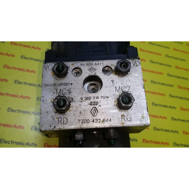 Pompa ABS Renault Megane 0265216731,&nbsp;7700432644, 0273004394,