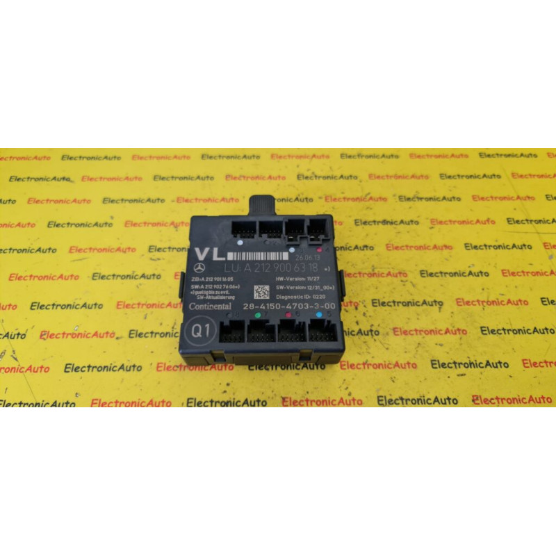 Calculator Portiera Mercedes-Benz C-Class W204, A2129006318, A2129011605, A2129027606,