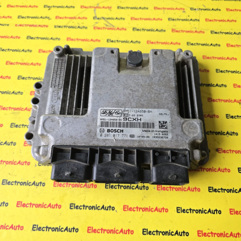 ECU Calculator motor Ford Focus, 9M5112A650BH, 0281017771, 9CXH, – 220,00&nbsp;lei – ElectronicAuto
