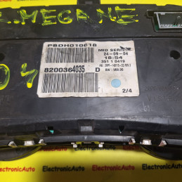Ceas bord Renault Megane 2, 8200364035, 35110419, – 250,00&nbsp;lei – ElectronicAuto