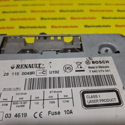 Radio CD Player Renault Latitude, 281150048RC, 7640073591, – 450,00&nbsp;lei – ElectronicAuto