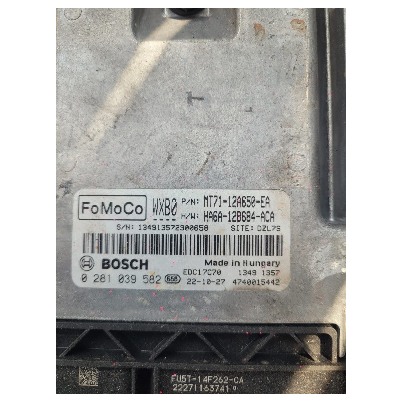ECU Calculator motor Ford Transit Courier, MT7112A650EA, 0281039582, – 1.200,00&nbsp;lei – ElectronicAuto