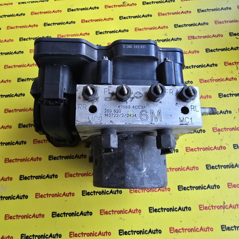 Pompa ABS Nissan X-Trail, 0265243837, 476604CC3A, 0265956165, – 950,00&nbsp;lei – ElectronicAuto
