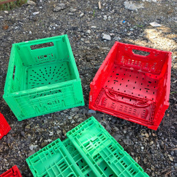 Lădițe pliabile ( 500 buc ) din plastic IFCO LL4314, 3415, roșii și verzi 40x30x15 cm, – 20,00&nbsp;lei – ElectronicAuto