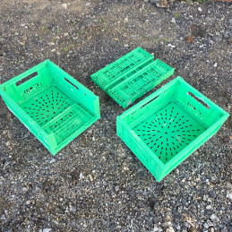 Lădiță pliabilă ( 500 buc ) IFCO 3415 verde 40x30x15 cm,