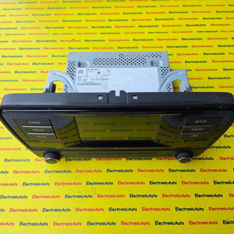 Unitate Radio CD Skoda Octavia 3, 5E0035867C, – 590,00&nbsp;lei – ElectronicAuto