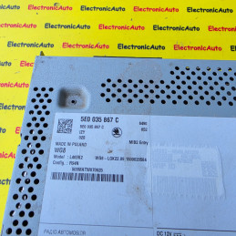 Unitate Radio CD Skoda Octavia 3, 5E0035867C, – 590,00&nbsp;lei – ElectronicAuto