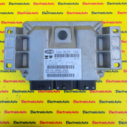 ECU Calculator motor Peugeot 207, 9665882580, 9654596080, IAW6LPC104,