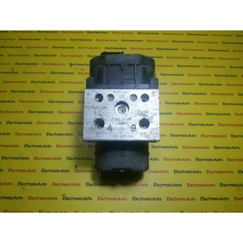 Pompa ABS Renault Megane, 0265216555, 7700423034, 0273004279,