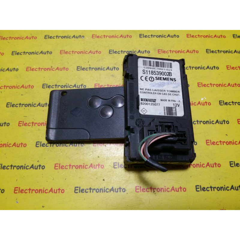 Citire Card Renault Scenic 2 1.5DCI S118539002B, 8200125077