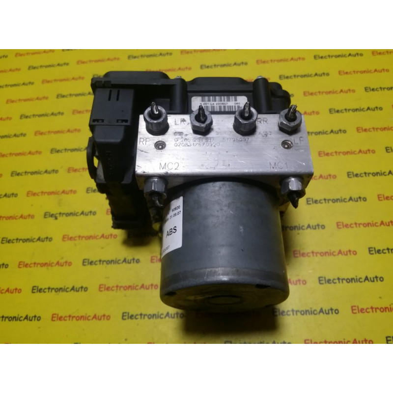 Pompa ABS Fiat Ducato Peugeot Boxer Citroen Jumper, 0265231617, 0265800461, 51725097,