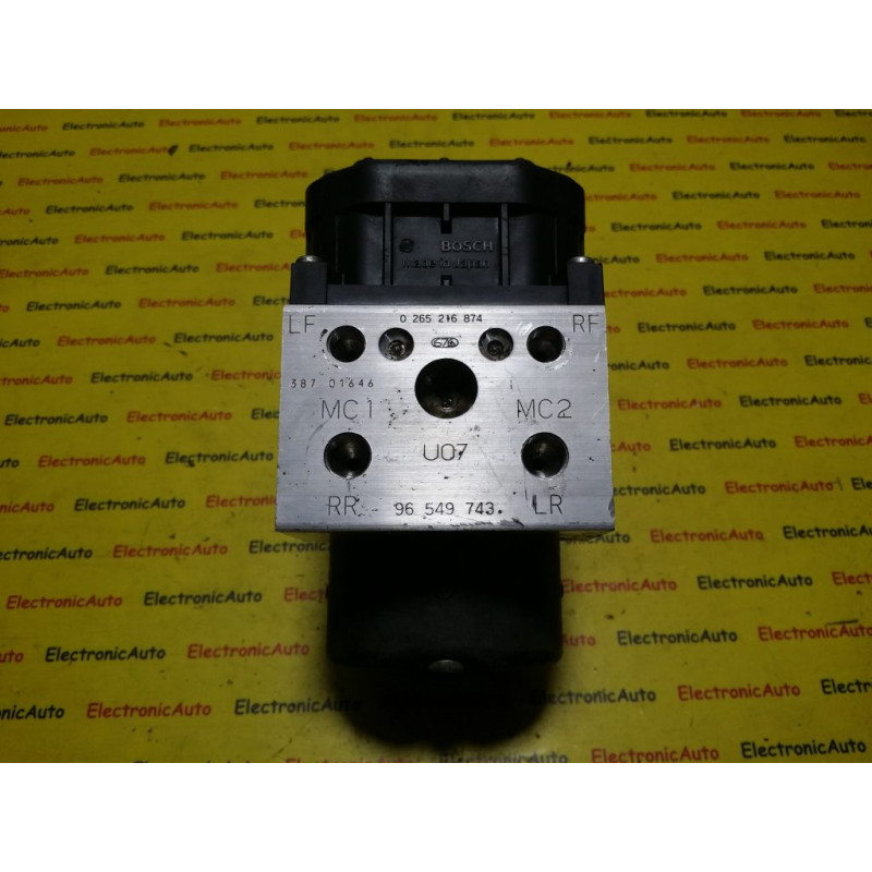 Pompa ABS Chevrolet Nubira, 0265216874, 96549743,