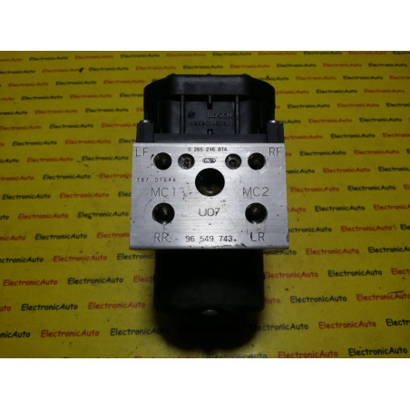 Pompa ABS Chevrolet Nubira, 0265216874, 96549743,