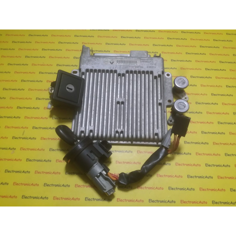 Calculator + Contact ECU Renault Clio 7700107706, HOM7700868295
