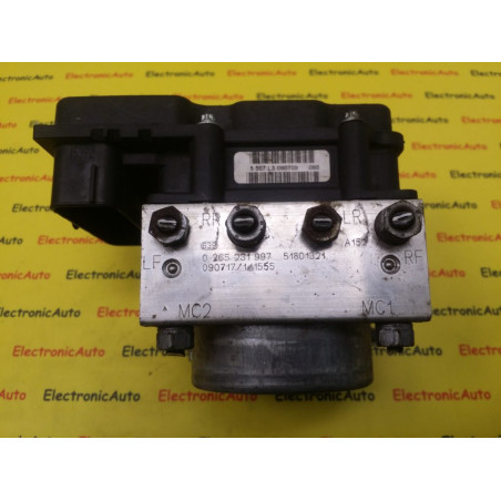 Pompa ABS Citroen Nemo, Peugeot Bipper, Fiat Fiorino, 0265231997, 51801321, 0265800662,