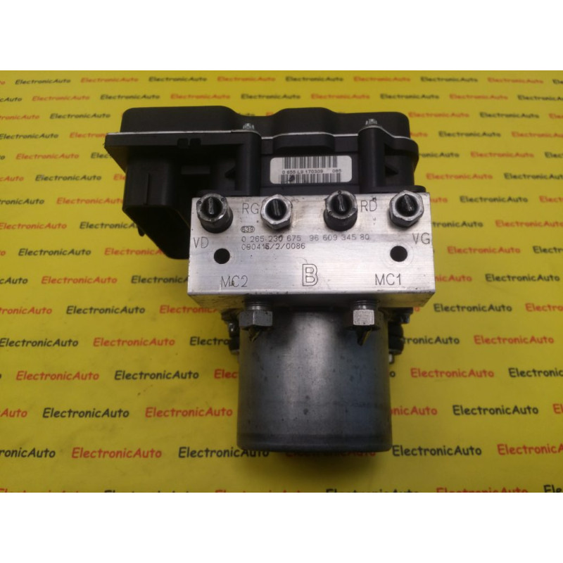 Pompa ABS Citroen C4 Grand Picasso, 0265230675, 9660934580, 0265951253, 9666199180