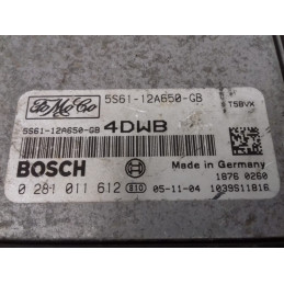 ECU Calculator Motor Ford Fiesta 1.6 TDCI, 5S6112A650GB, 0281011612,