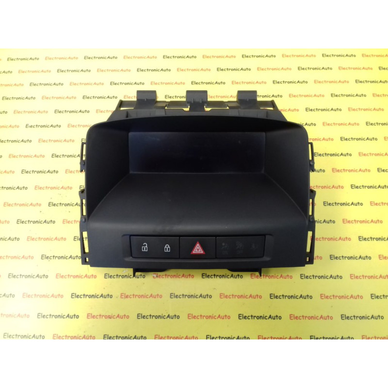 Display + Buton Avarii, Blocare / Deblocare Usi, Opel Astra, 036035255M, 13285122, 13267984