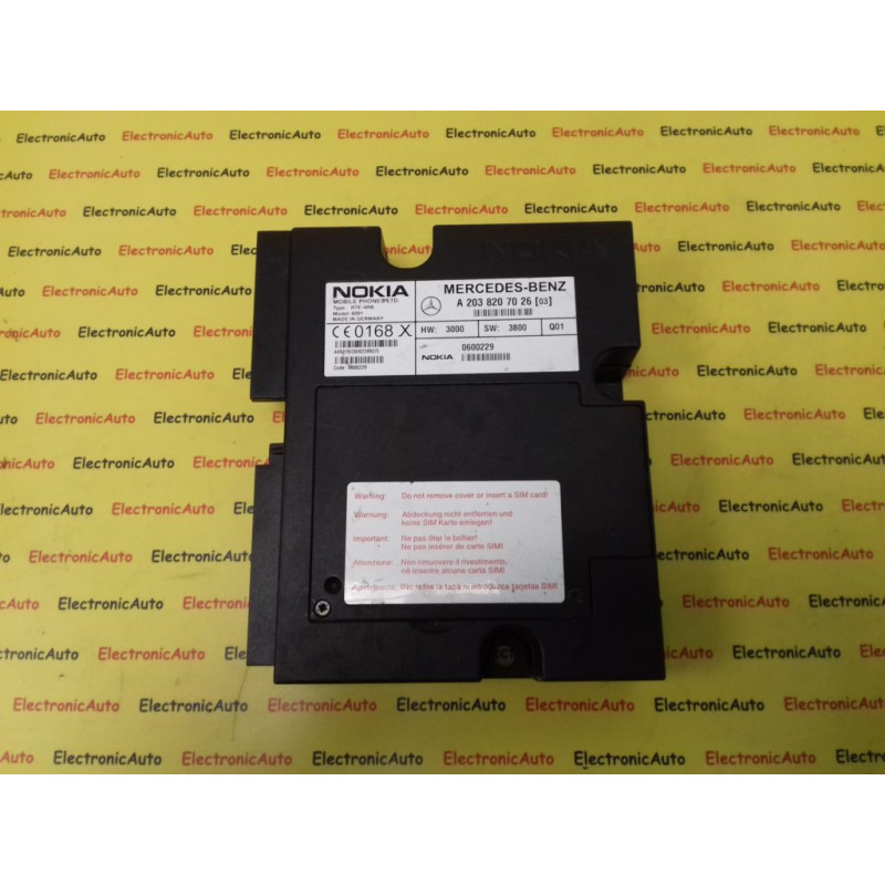 Unitate Telefon Nokia Mercedes S, C Class, A2038207026