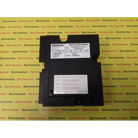 Unitate Telefon Nokia Mercedes S, C Class, A2038207026