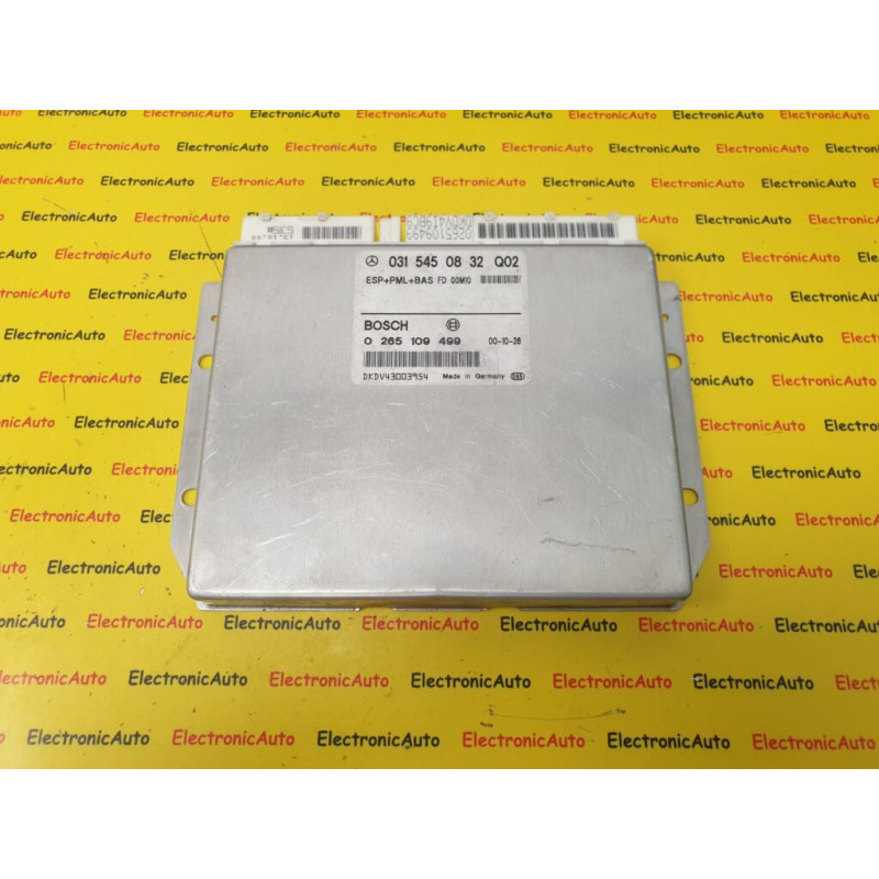Calculator ABS EPS Mercedes, 0265109499, 0315450832Q02