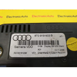 Display MMI Audi A4 (8K2 B8) 2.0TDi, 8T0919603B, SIEMENS VDO