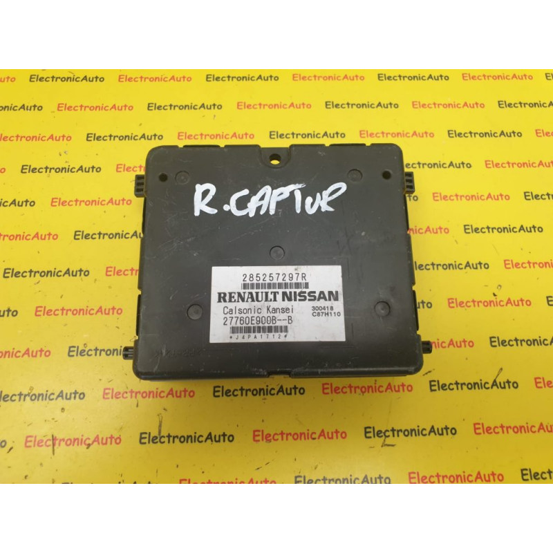 Calculator Climatronic Renault Captur Kangoo, 285257297R, 27760E900B