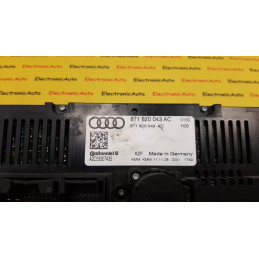 Panou clima Audi A4 B8 8T1820043AC, A2C53307435