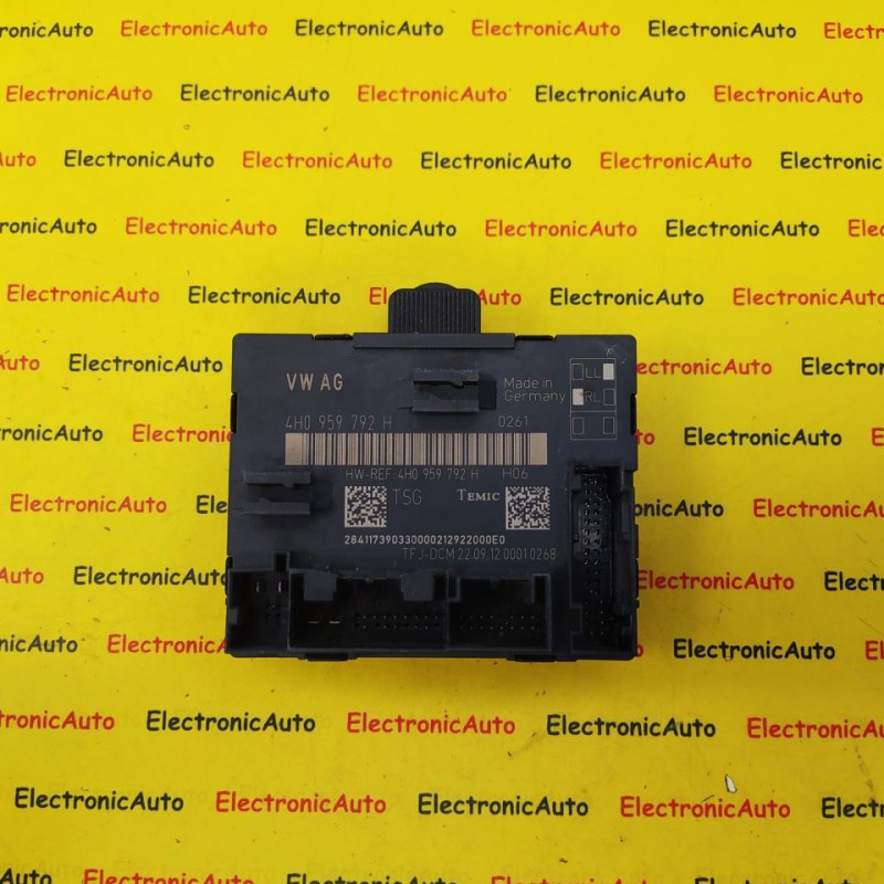 Modul Usa Dreapta Fata Audi A8, 4H0959792H, 4H0959792H