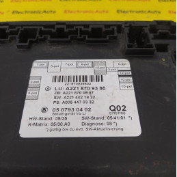 Calculator Portiera Stanga-Fata Mercedes-Benz S-Class, A2218709386