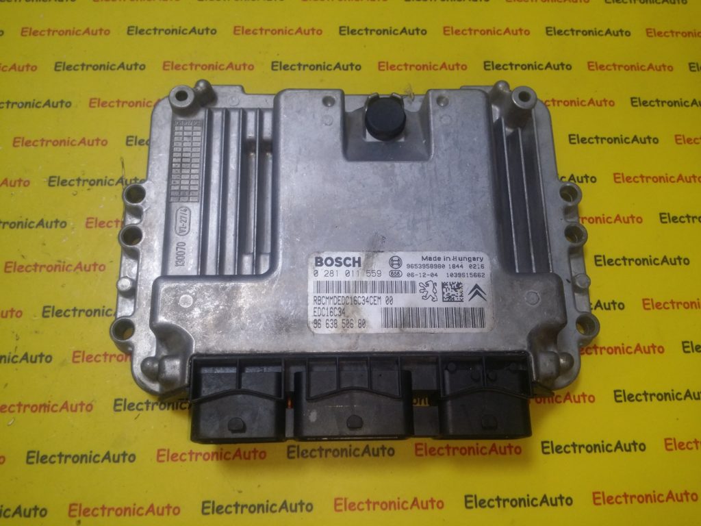 ECU Calculator motor Citroen C3 1.6HDI 0281011559
